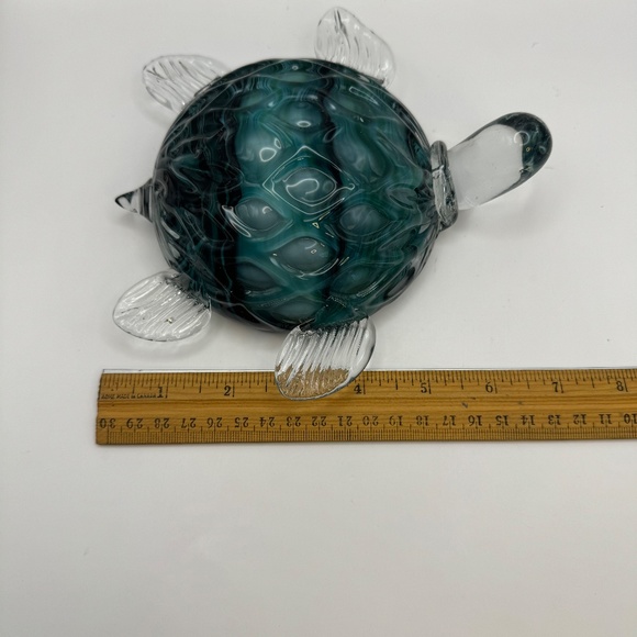 Murano inspired glass sea turtle. Bombay Company vintage glass figurine. - Picture 5 of 8